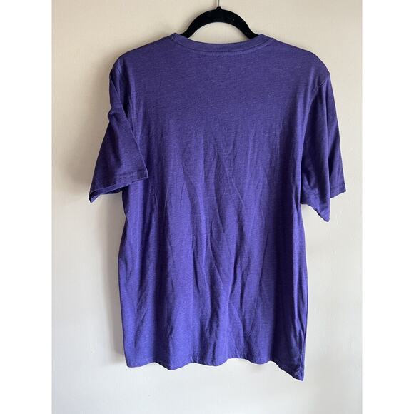 TCU Horned Frogs Shirt Large Adult Gray Casual Spell Out Logo Crew Neck Unisex - Picture 3 of 3